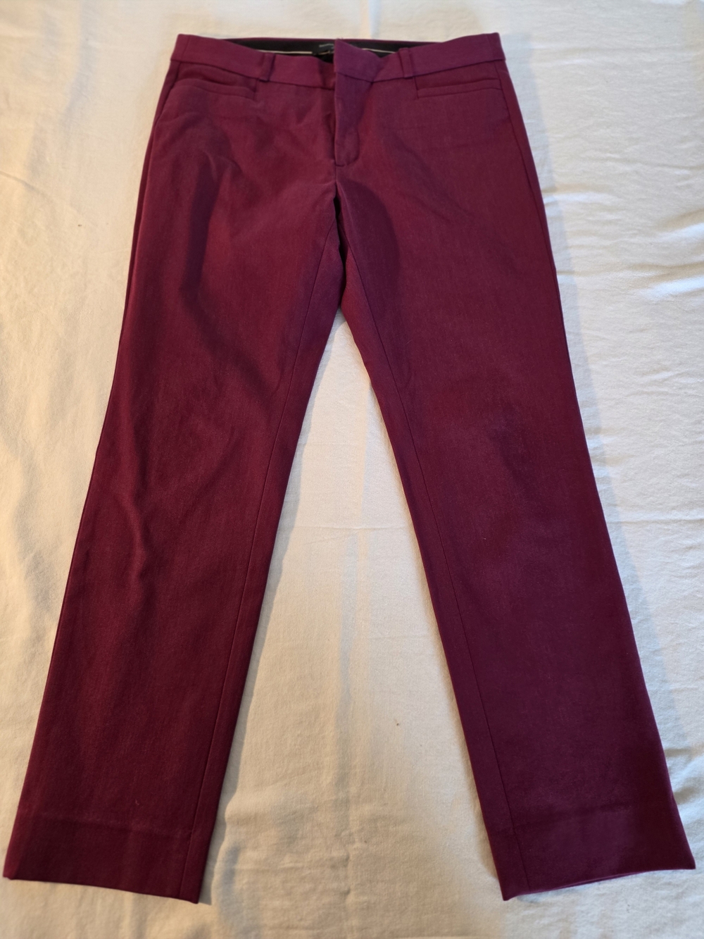 Banana Republic Women's Sloan Maroon Dress Slacks